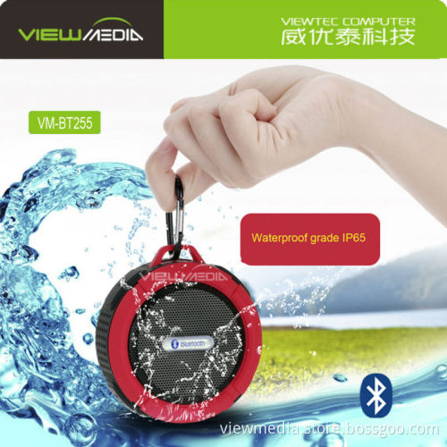 2016 VM-BT255bluetooth speaker water sPEAKER WITH SPORT HOOK